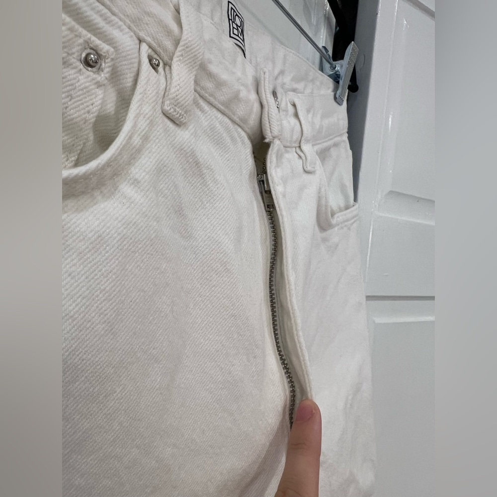 EUC Toteme Twisted Seam Denim Jeans in Off-White *new, still on website* - Picture 6 of 10